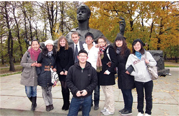 国家留学基金委资助的优秀学生在俄罗斯梁赞国立大学学习